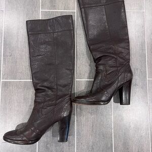 Michael Kors Dark Brown Heeled Boots
